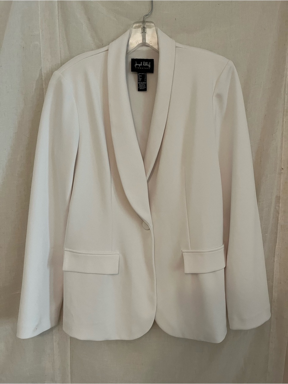 Joseph Ribkoff Cream Shawl Collar Blazer